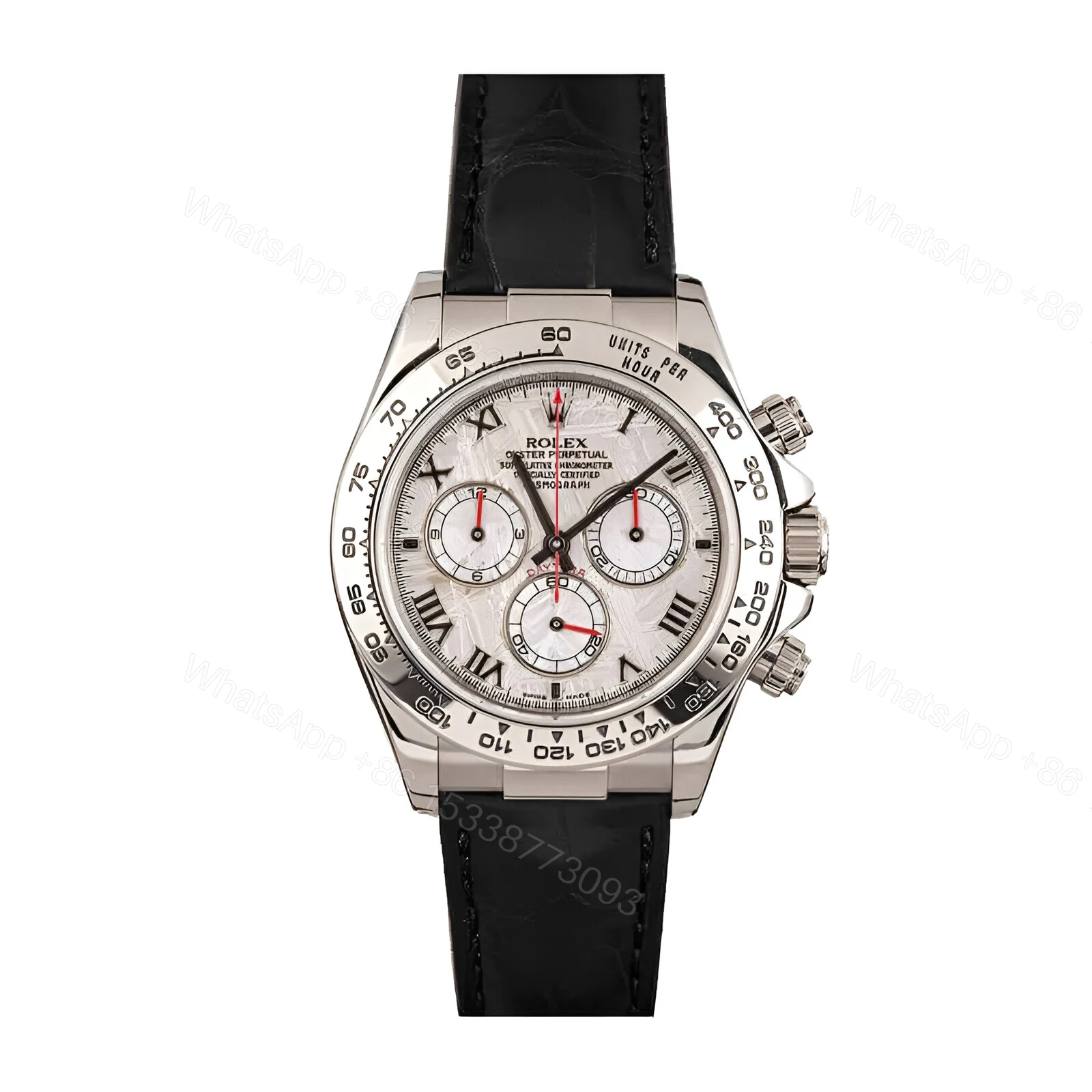 Rolex Daytona 116519 White Roman Dial Replica — view 1