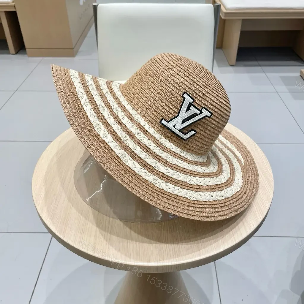 View 7 of Straw Panama Hat — Breathable Luxe with Signature Accent