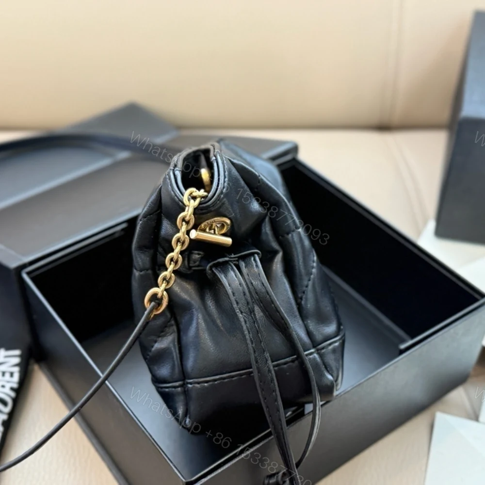 View 5 of Saint Laurent Jamie Mini Shoulder Pouch Black 14Cm