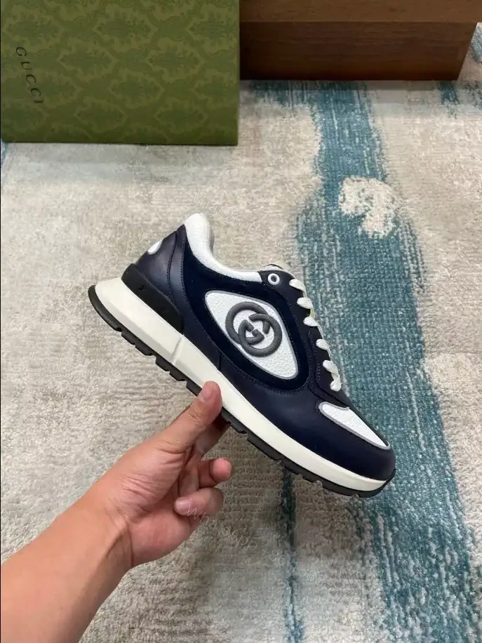 View 2 of GUCCI MEN’S LEATHER SNEAKER – GC200