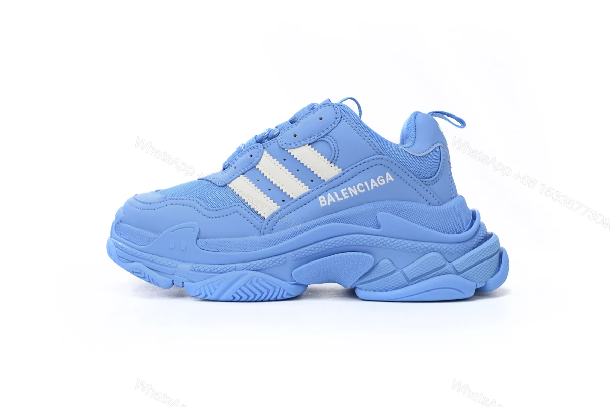View 10 of adidas x Balenciaga Triple S Blue And White Bars