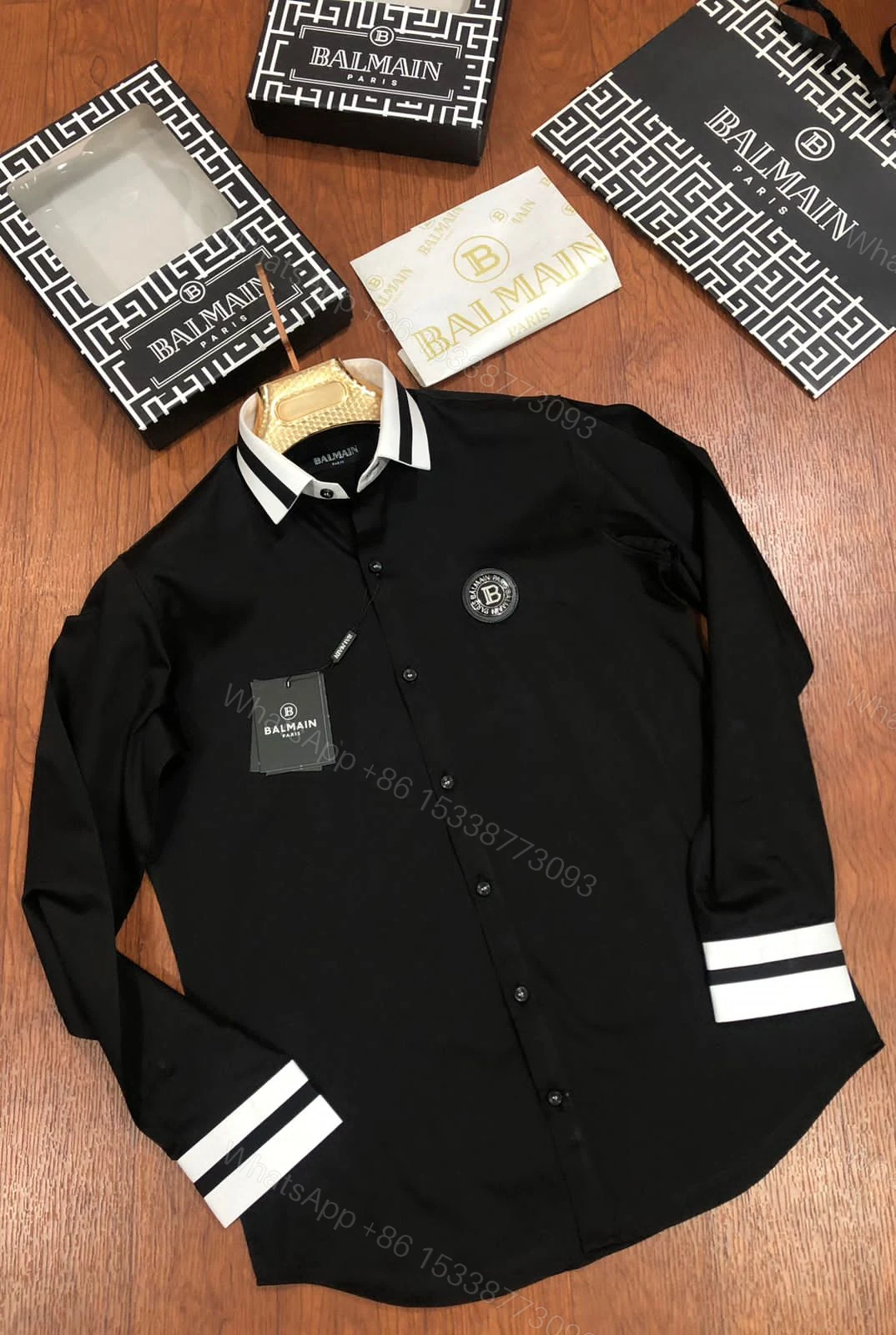 View 8 of First Copy Balmain Paris Premium Original 2025 Shirt for Men
