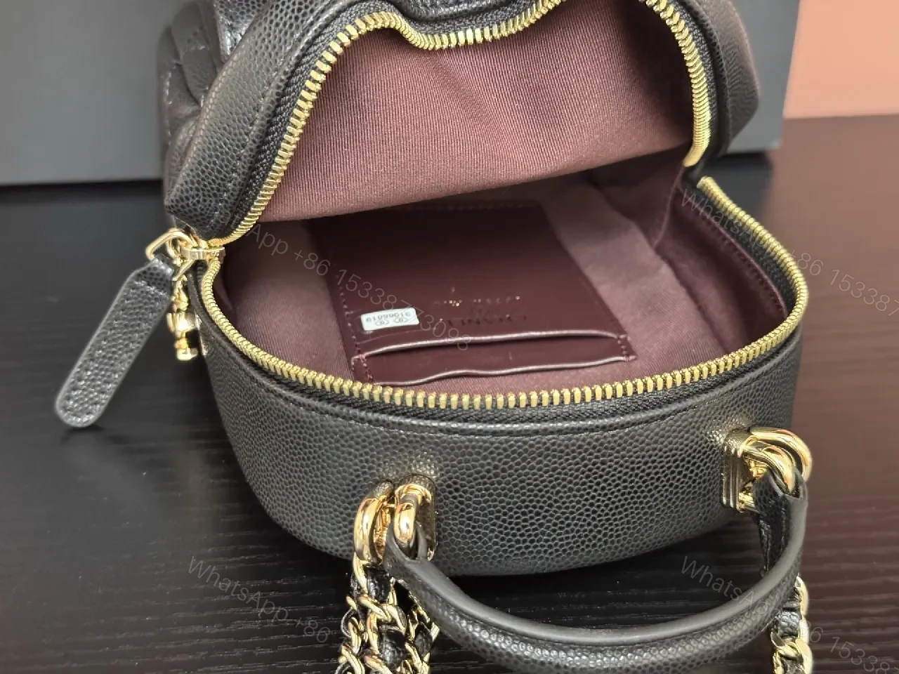 View 7 of Quilted Black Mini Backpack: Luxe, Compact, Everyday