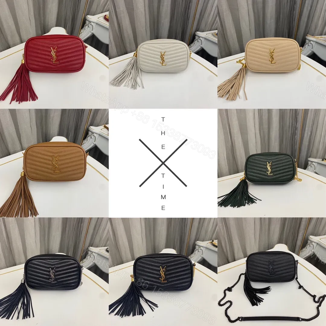 View 8 of Saint Laurent Lou Mini Bag With Tassel David Jones