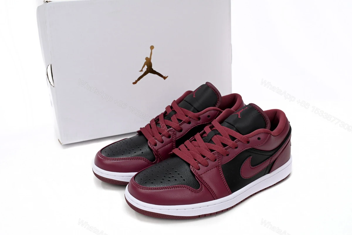 Air Jordan aj1 Low Retro Black Red DC0774-006 — view 2