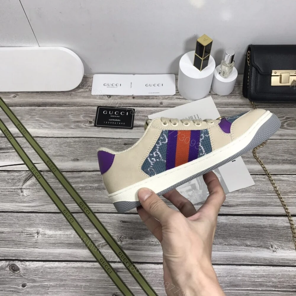 View 7 of Gucci WMNS Screener Blue GG Lamé 577684 2C830 4690