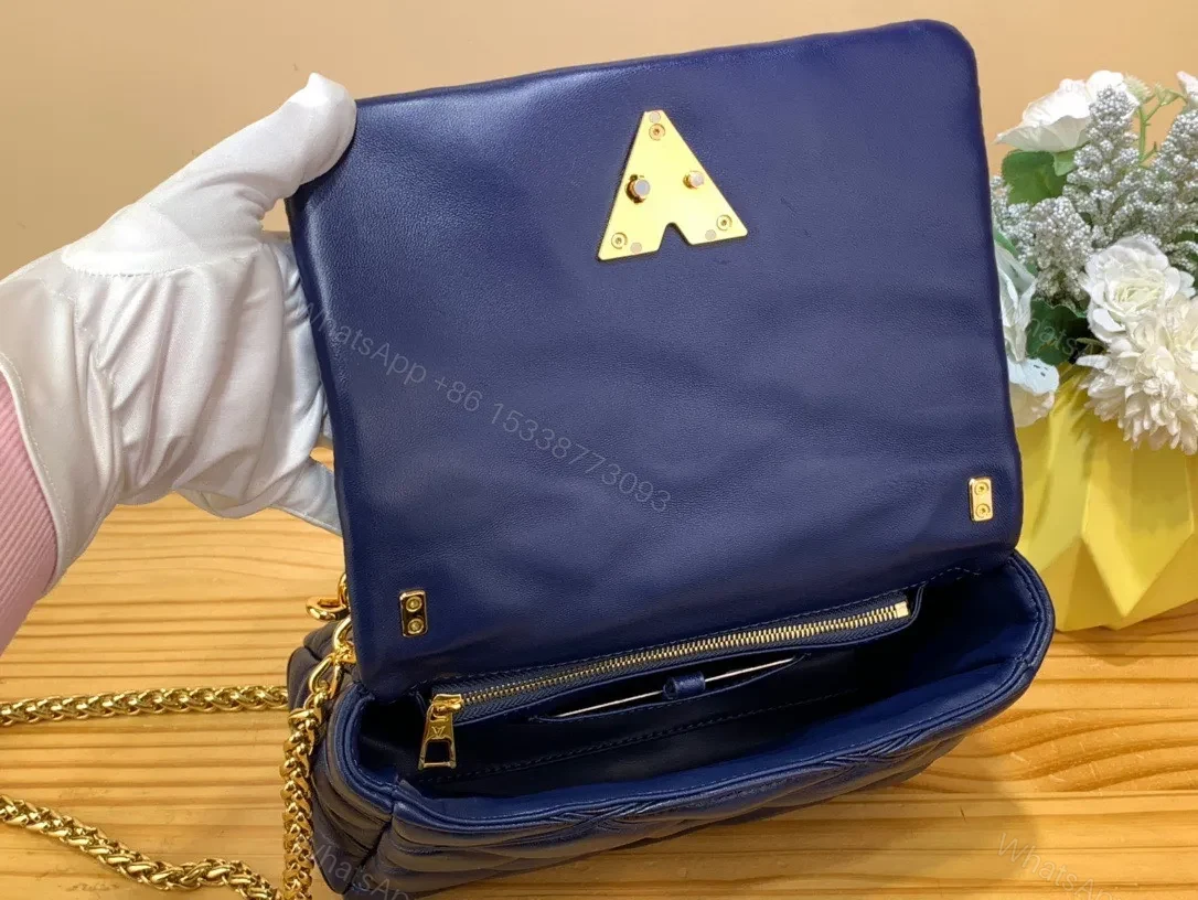View 5 of Louis Vuitton LV Go-14 Handbags Dark Blue 23cm