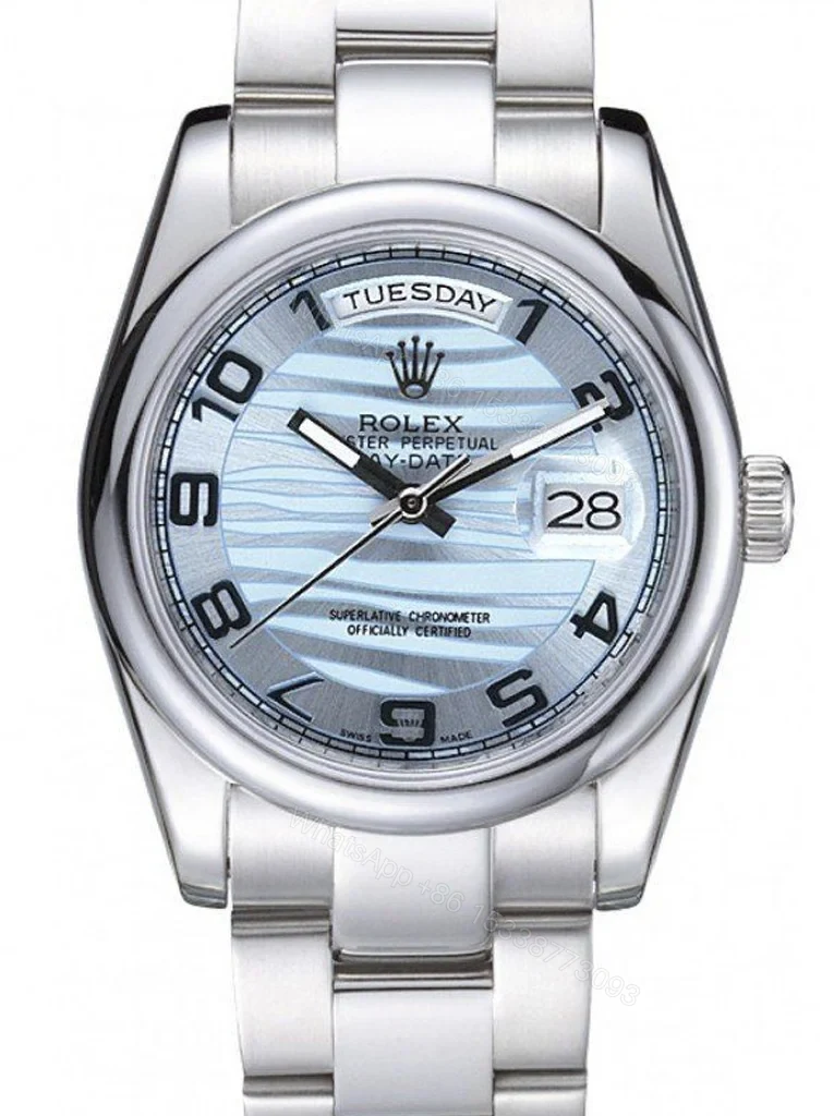 Replica Rolex Day-Date Blue Dial 7470 36 mm — view 1