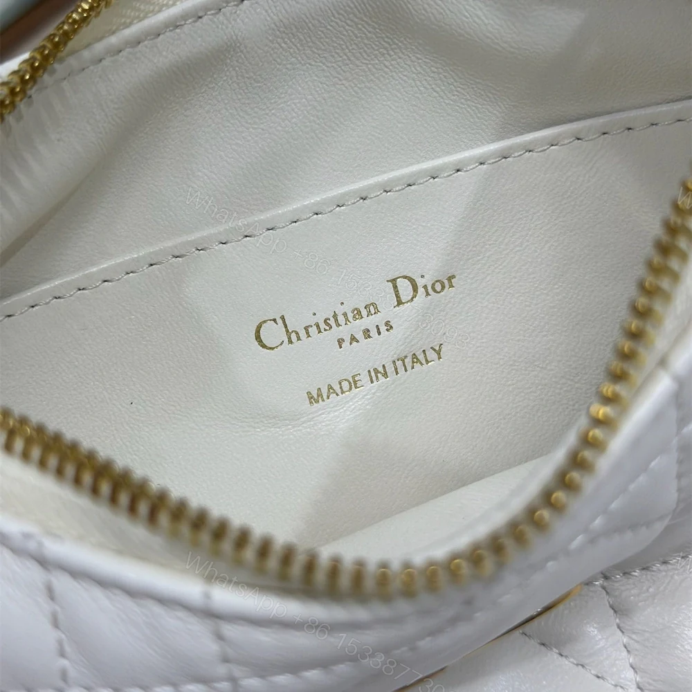 View 8 of 高仿Dior*MissCaro系列S5253M030小羊皮手提包Mini白色免檢版