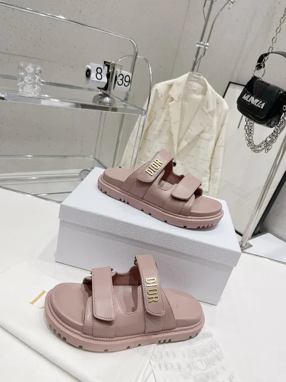View 7 of Chic Rose-Pink Chunky Sandals with Luxe Dual Straps