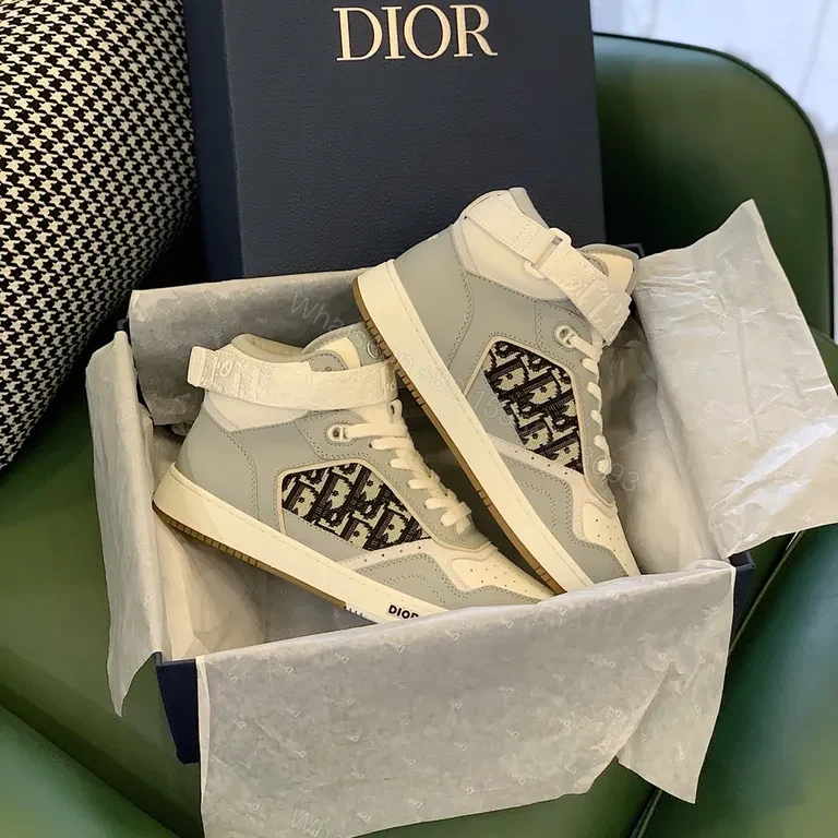 View 6 of Dior Soft-Structure High-Top: Monogram Mesh Luxury Sneaker