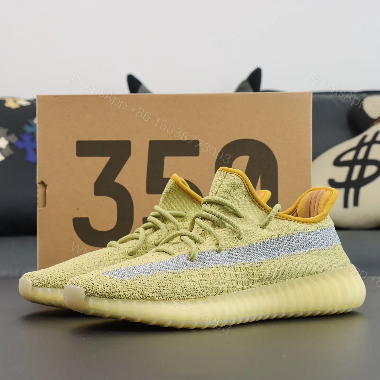 YEEZY BOOST 350 V2 Linen Replicas — view 1