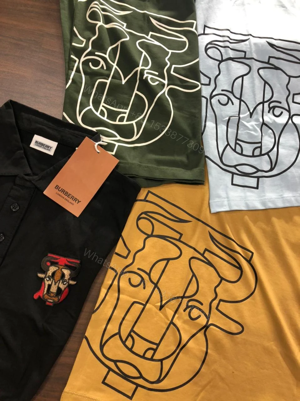 View 5 of FIRST COPY BURBERRY IMPORTED SUMMER POLO T-SHIRT