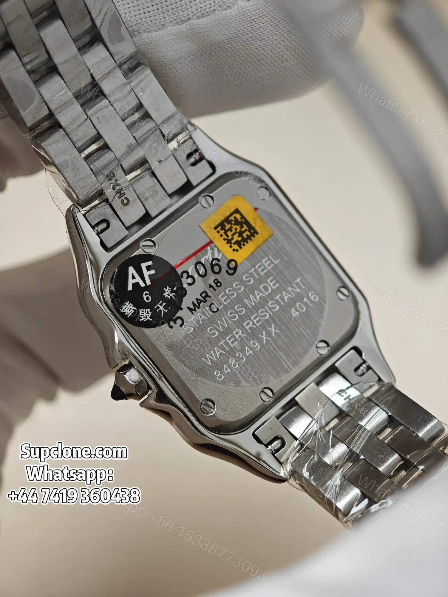 View 9 of Cartier Panthere W4PN0016 30×23mm Super Clone Quartz Steel Watch