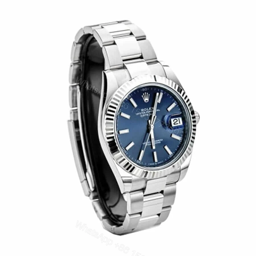 View 2 of Rolex Datejust Blue Dial Steel Super Clone