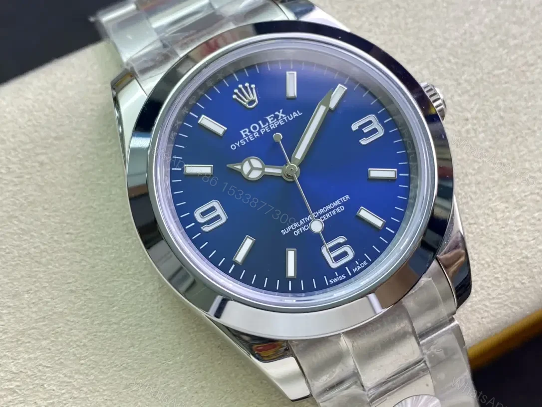 View 2 of Rolex Oyster Perpetual 36 Blue Explorer 116000-0002