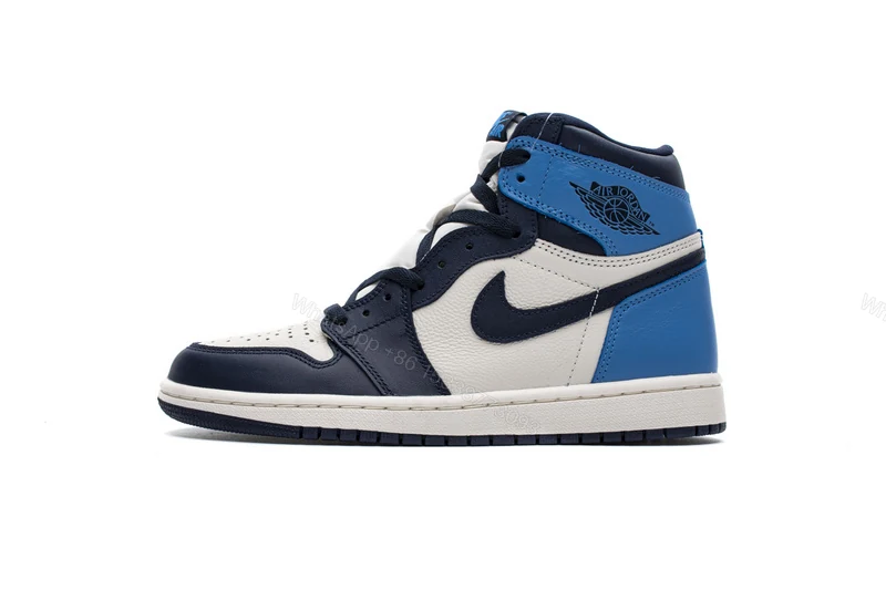 View 11 of Air Jordan 1 Retro High Obsidian UNC 555088-140