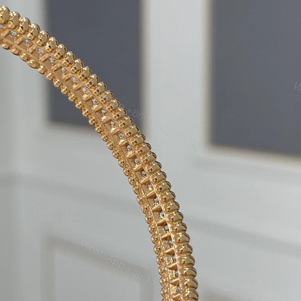 View 6 of 高仿首飾VanCleef&Arpels*RP27D00單排鑲鑽玫瑰金手鐲