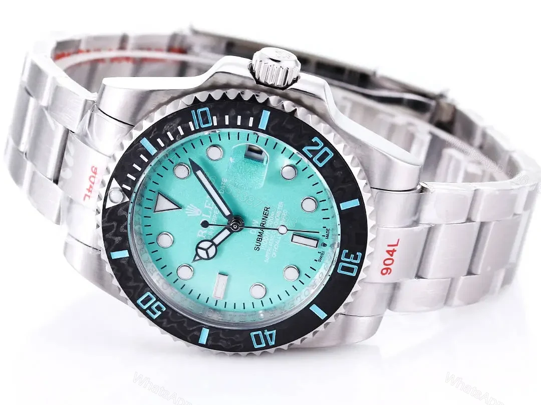 View 4 of C+ Factory Clean Factory ROLEX DIW Submariner Parakeet Green Watch