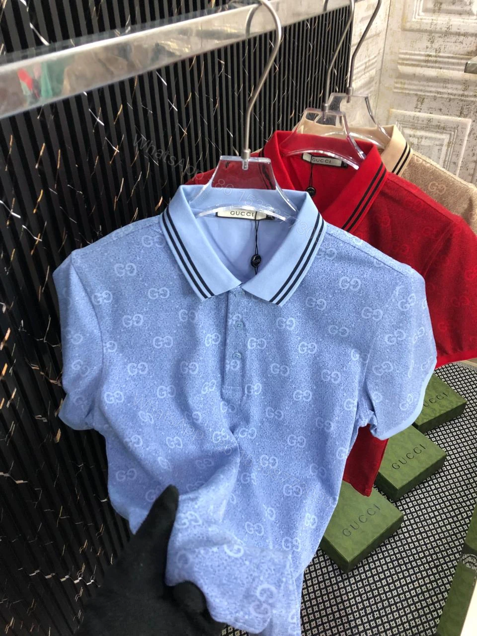 View 7 of FIRST COPY GUCCI IMPORTED LYCRA POLOS
