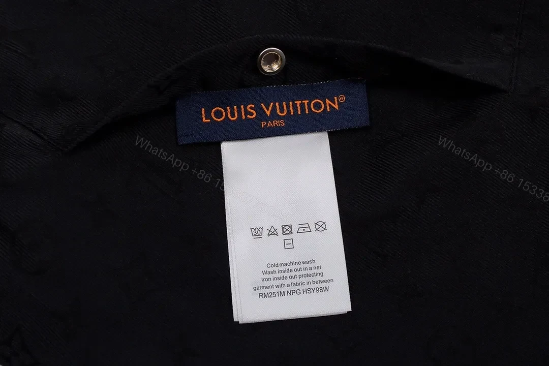 View 3 of Satin-Trim Coach Jacket with Monogram Detail