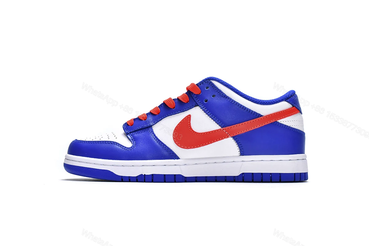 View 8 of Nike Dunk Low GS Game Royal Crimson CW1590-104