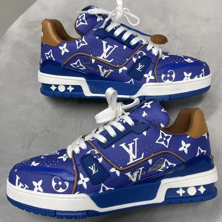 View 4 of Bold Monogram Luxe Knit High-Top Sneaker