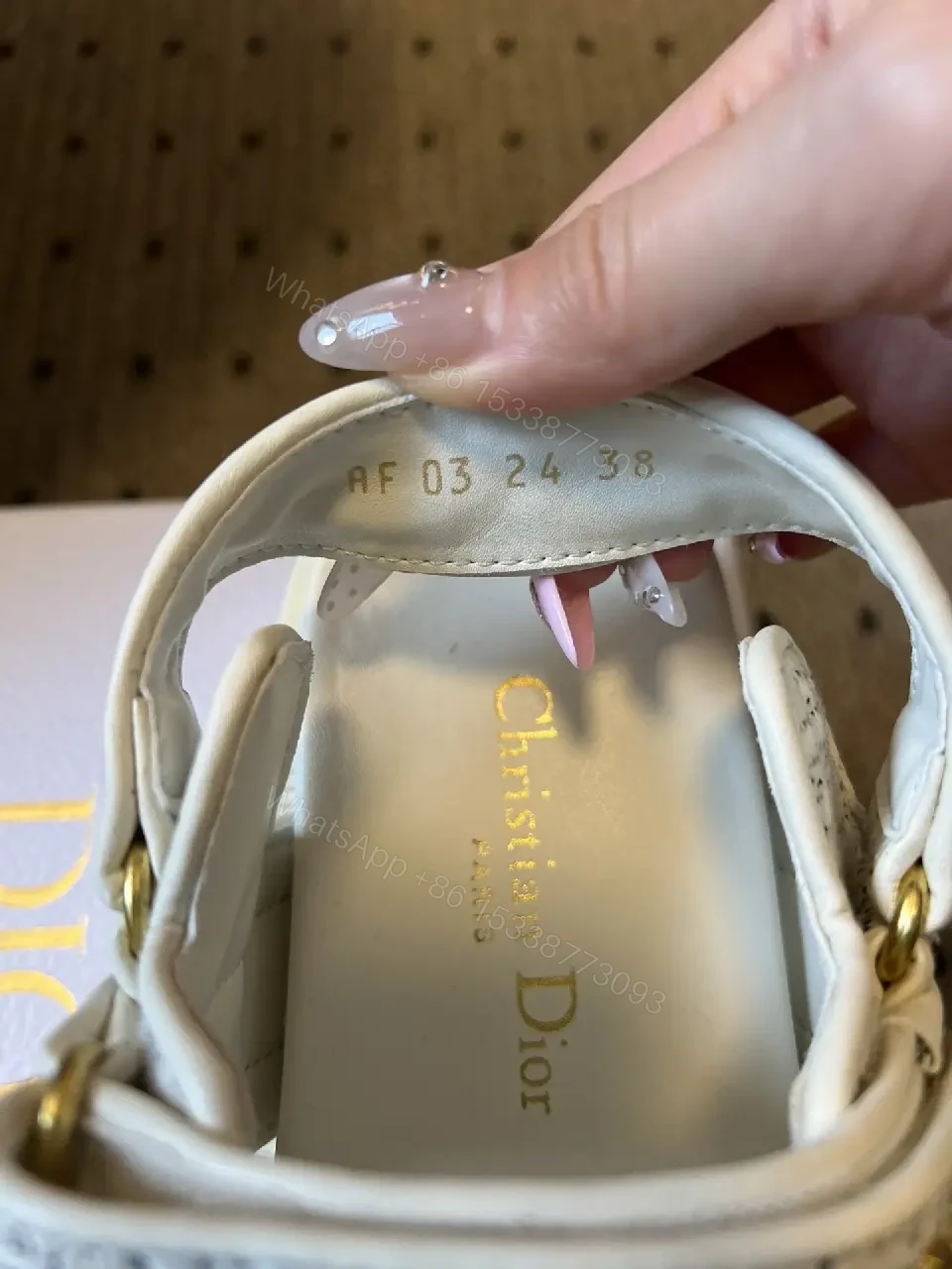 View 8 of Textured White Sandals: Lux Comfort Platform