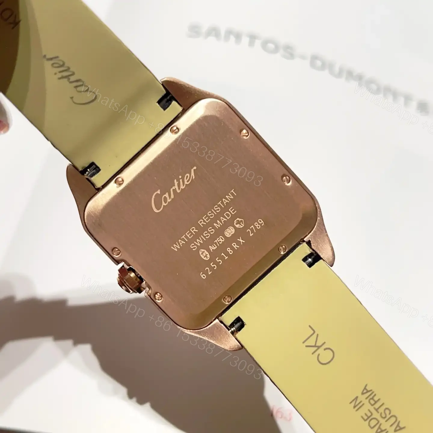 View 6 of Cartier Santos Dumont 34.6 Pink Gold W2006951