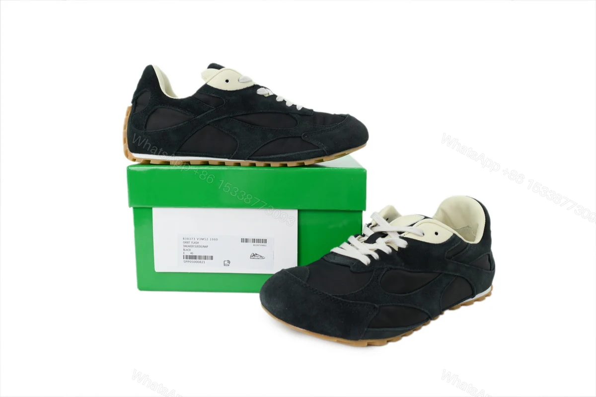 View 7 of Bottega Veneta Orbit Sneaker 'Black' 838373 V3MS2 1000
