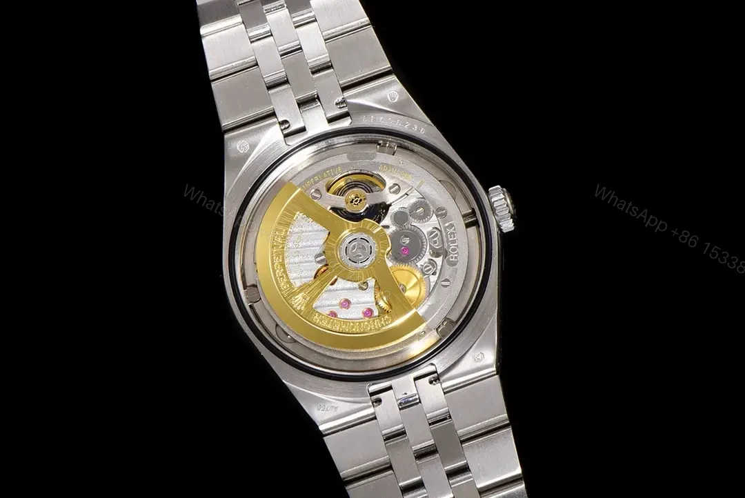 View 9 of Rolex Land-Dweller 36 Oystersteel – White Gold White Dial Flat Jubilee 127334-0001