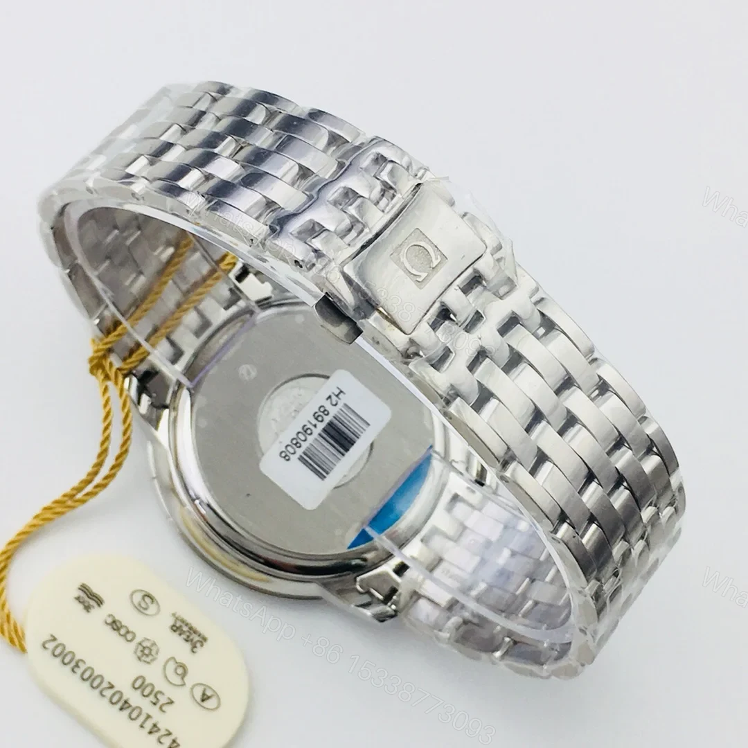 View 9 of Omega De Ville Prestige Co-Axial 36.8 Stainless Steel Black Dial Bracelet 424.10.37.20.01.001