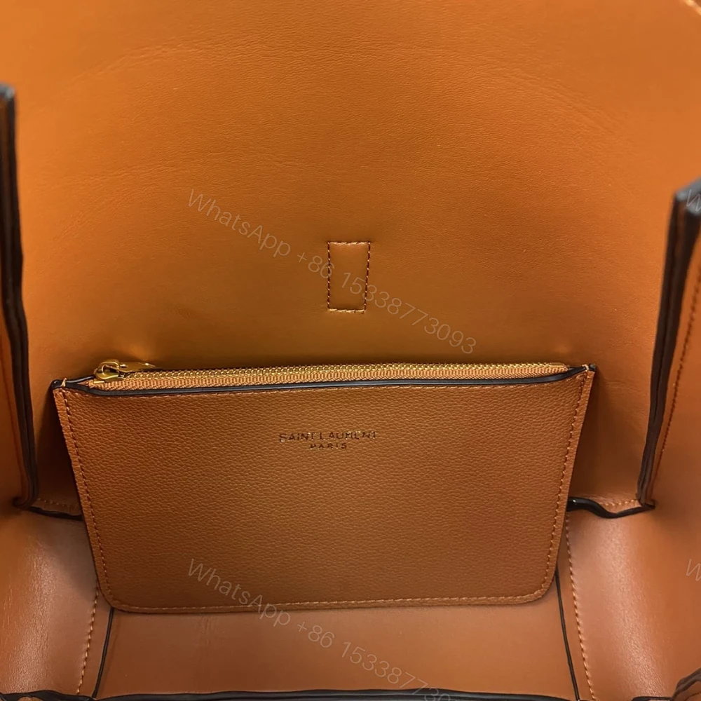 View 7 of Saint Laurent 5 À 7 Soft Small Hobo Bag In Smooth Beige 27Cm
