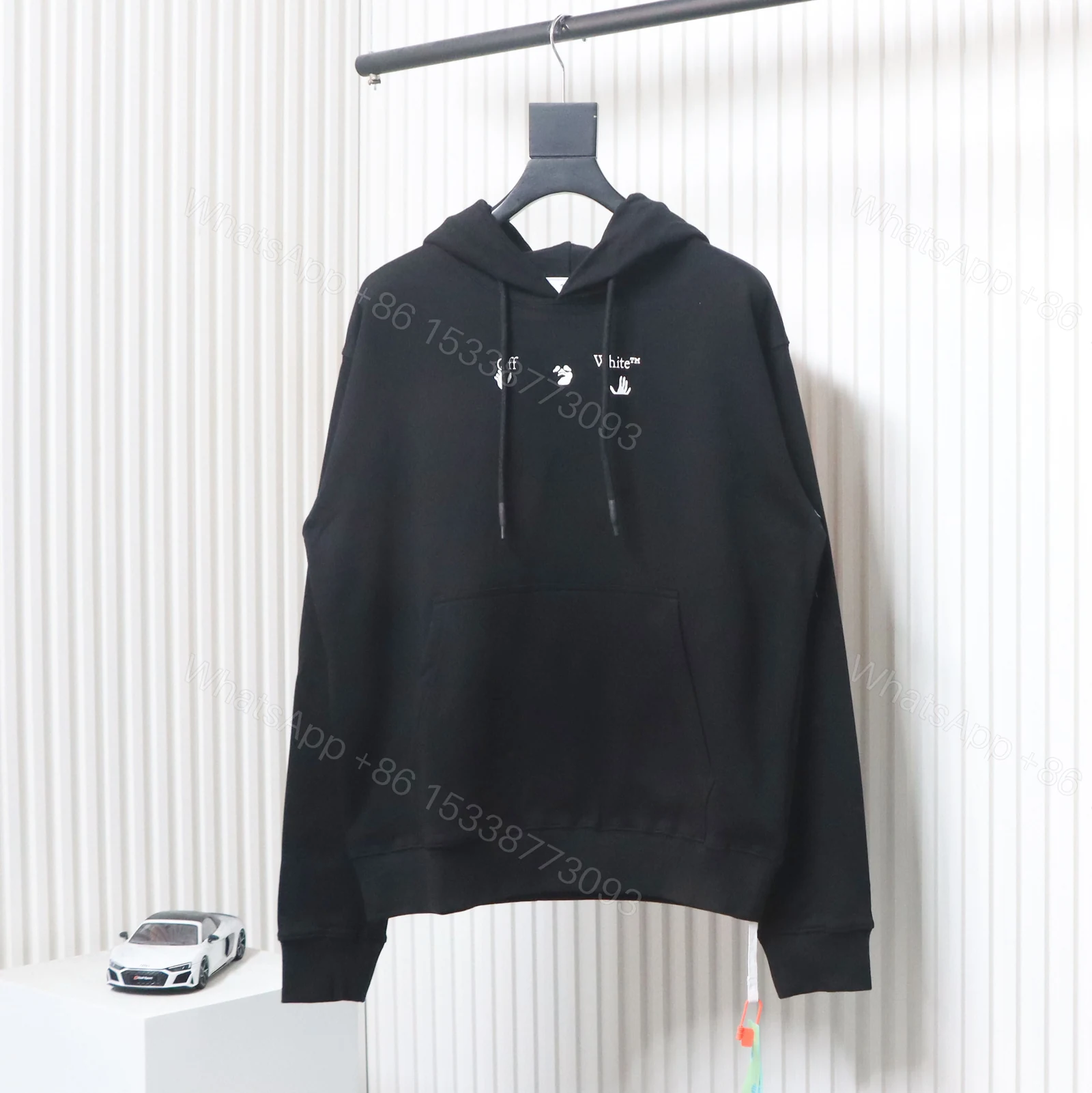 View 11 of Off-white Red and Gray Melted Arrow Hoodie