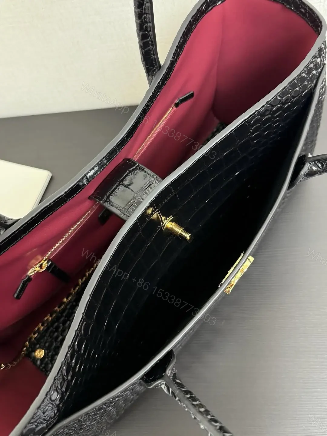 View 6 of Chanel Tote Bag Crocodile Embossed Calfskin SS26 Collection