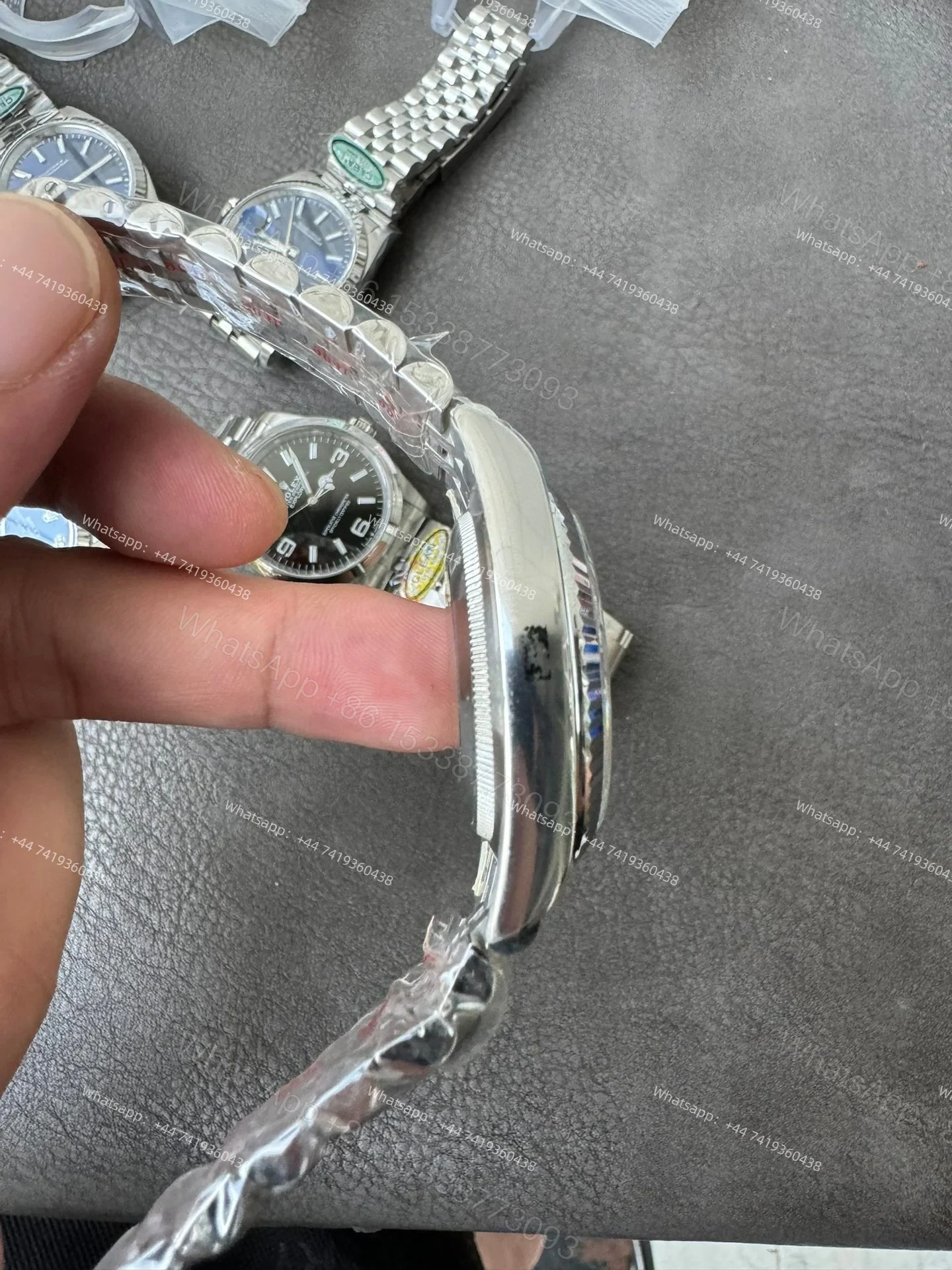 View 8 of Rolex Datejust M126334-0051 Green Dial 1:1 Replica Jubilee 36MM 3235 Movement Super Clone Watch