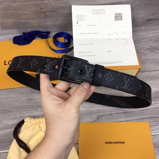 View 2 of LOUIS VUITTON VOYAGER 35MM BELT – 153