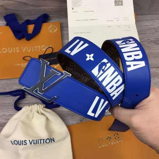 View 6 of LOUIS VUITTON X NBA 3 STEPS 40MM REVERSIBLE MONOGRAM CANVAS BELT – B114