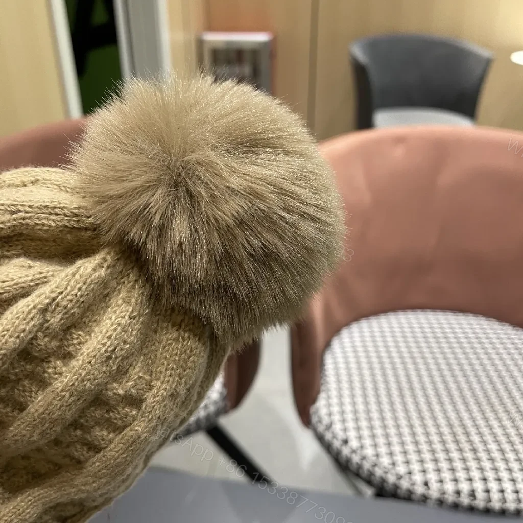 View 8 of Lux Knit Beanie + Premium Luxe Emblem + Cozy Chic + Warmth Texture + Beanie