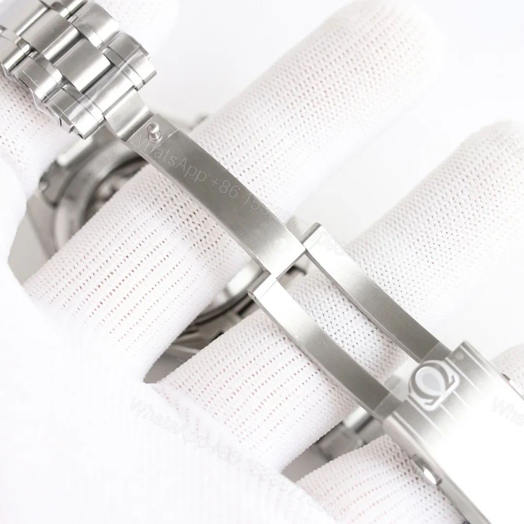 View 8 of Omega Speedmaster Silver Replica 42MM Premium Steel Bracelet Moonwatch Edition OM-SP-SLV-STL-42