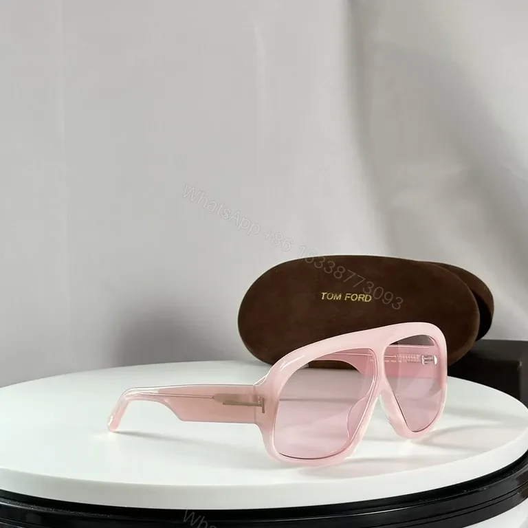 Translucent Rose Shield Sunglasses â€“ Lux Pink, Oversized Shield, UV400 Protection — view 1
