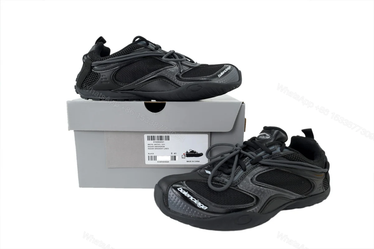 View 6 of Balenciaga Runner Radar 'Black Grey' 865703WSTEO 1011