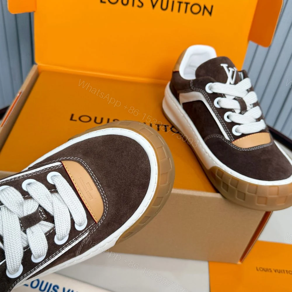View 5 of Louis Vuitton LV Tilted Sneaker Brown 1AJ764