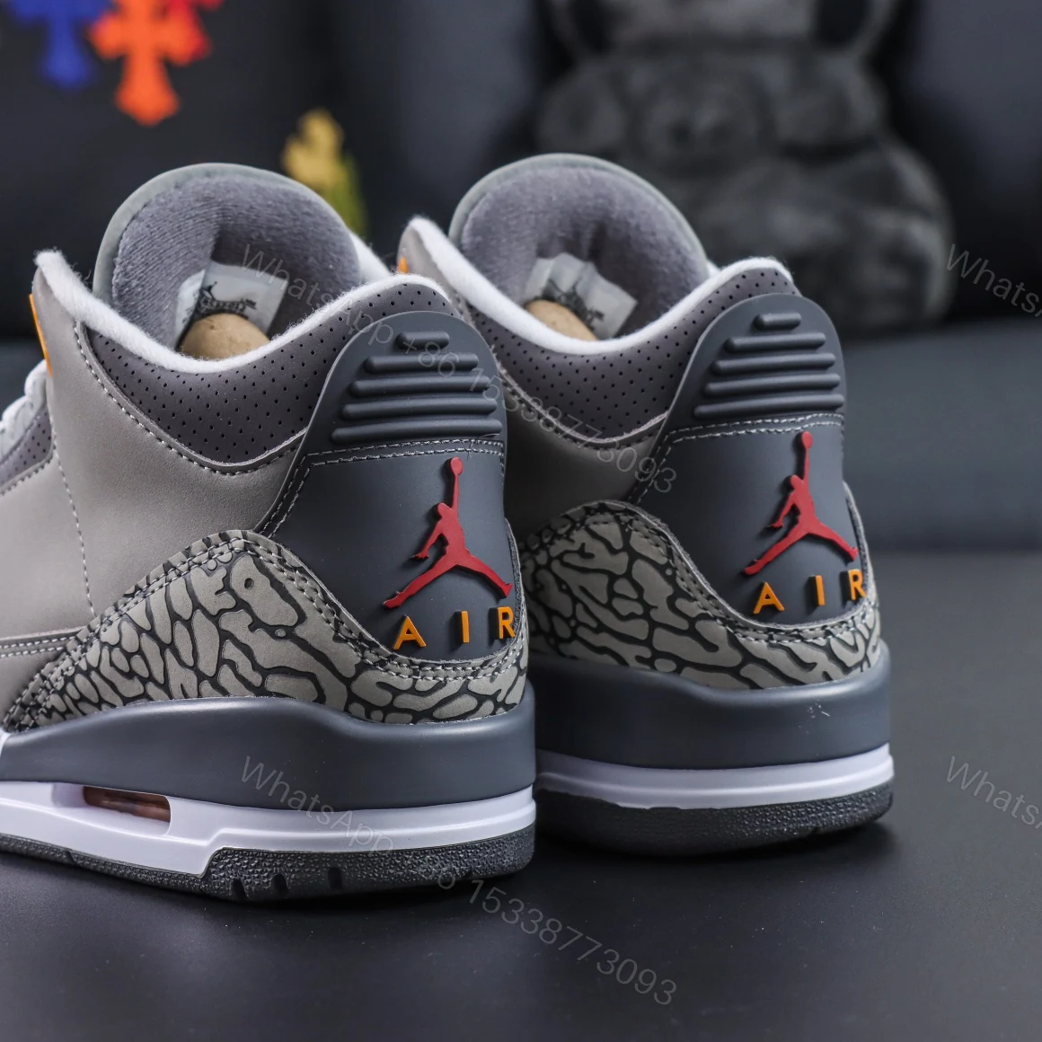 View 5 of Air Jordan 3 Retro “Cool Grey” Reps