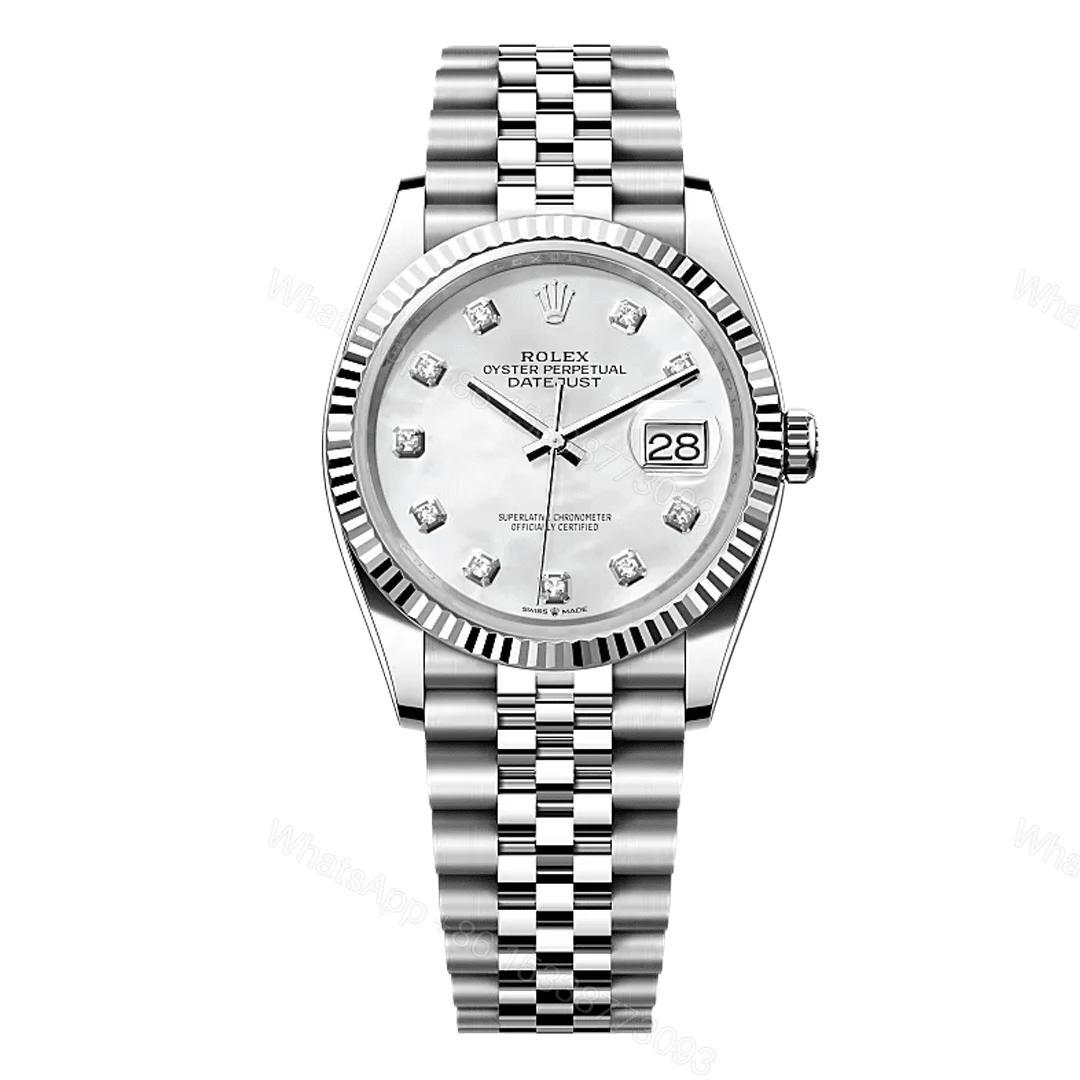 Rolex Datejust Mother of Pearl Diamond Dial Replica — view 1