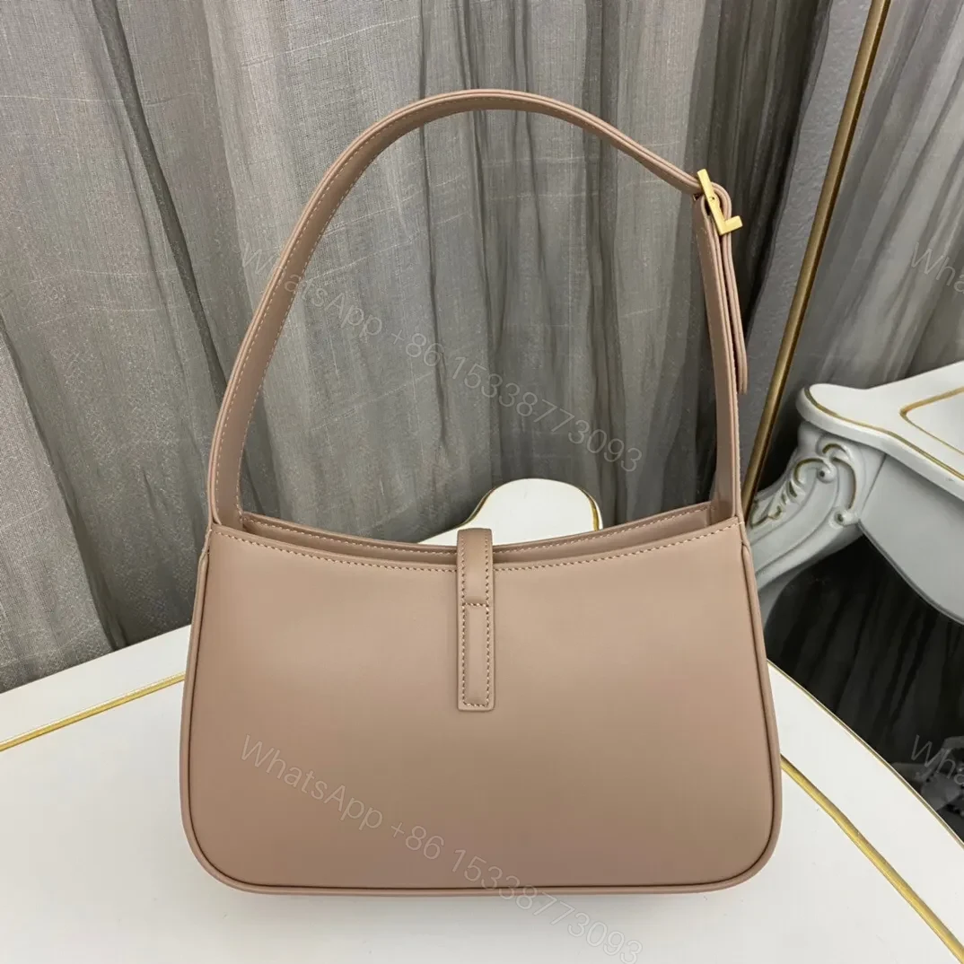 View 3 of Saint Laurent le 5 a 7 mini hobo bag – Rosy sand