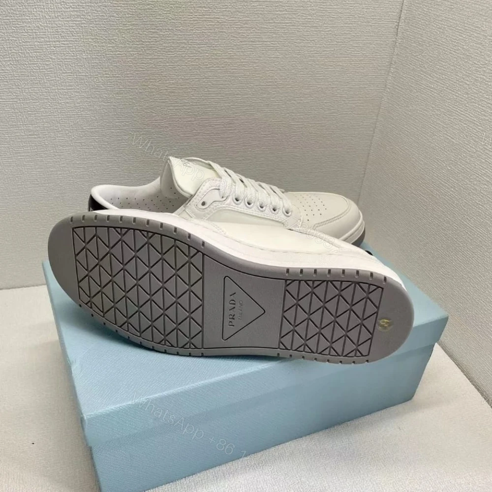 View 5 of Prada District Leather Sneakers White 1E790M 3LJ6 F097W F 030