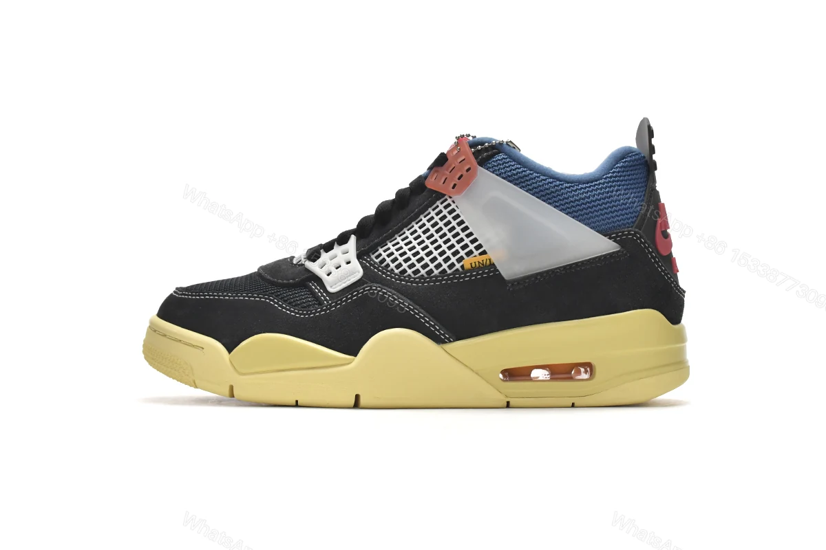 View 15 of Union LA x Air Jordan 4 Retro SP Off Noir Black DC9533-001 (Top Quality)