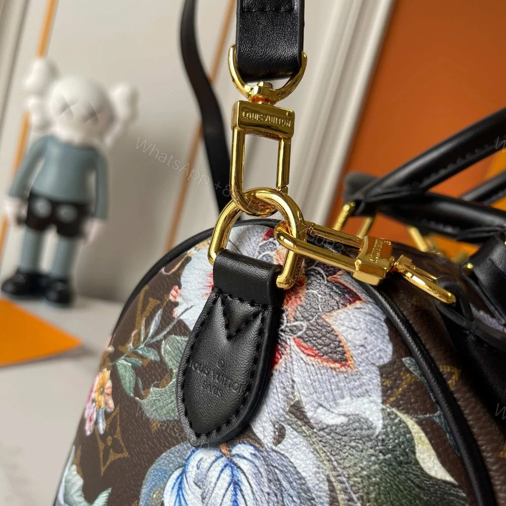 View 7 of Louis Vuitton Speedy Soft 30 Monogram Canvas Ebene 30Cm