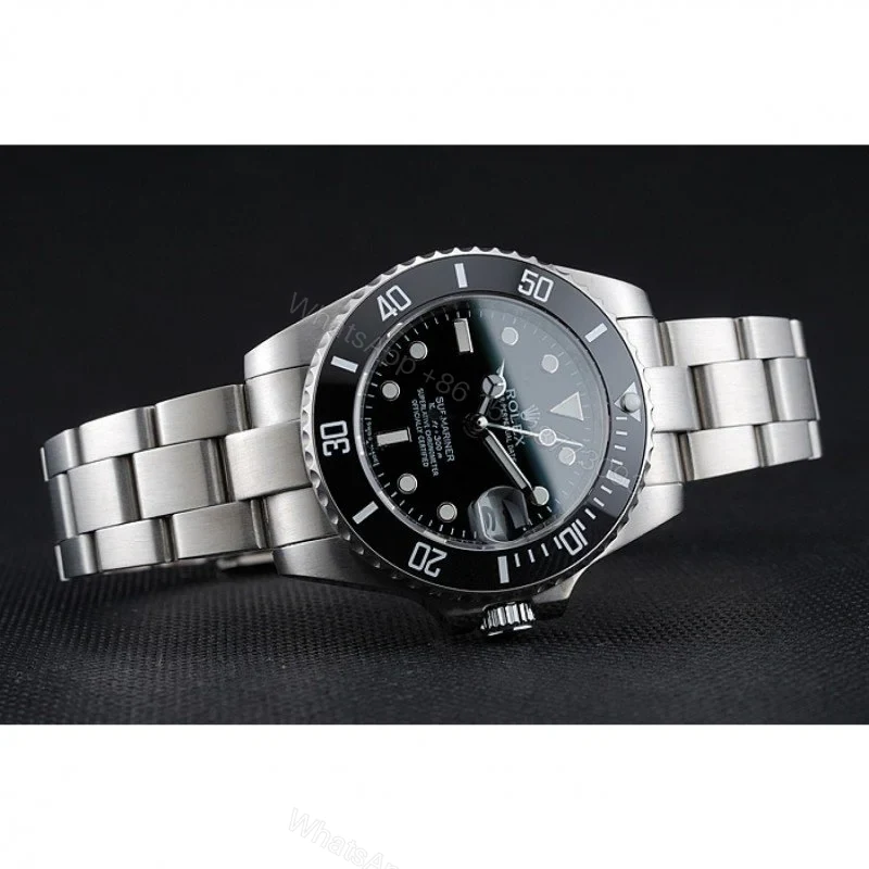 View 4 of Replica Rolex Submariner Black Dial 1454153